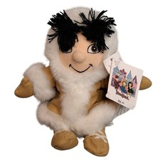 Vintage Disneyland "It's a Small World" bean bag plush Eskimo boy approx. 9"