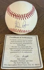 NOLAN RYAN AUTOGRAPHED/SIGNED OML BASEBALL KEN GOLDIN SCORE BOARD COA READ DESC