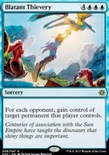 1x Blatant Thievery Light Play, English Explorers of Ixalan MTG Magic