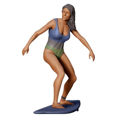 3D Druck Miniatur - Surferin - (3DP-69)