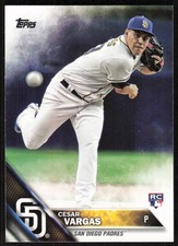 2016 Topps Update #US289 Cesar Vargas RC   - FREE SHIPPING