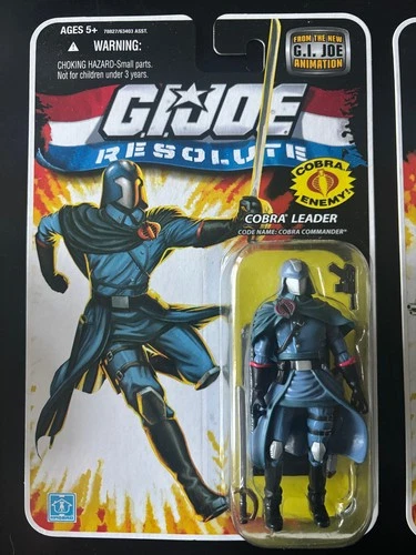 GI Joe 3.75” 25th Resolute Cobra Commander MOC