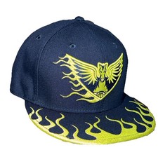 WNBA 2025 All-Star Game Dallas Wings Snapback Hat New Era 9FIFTY Navy Neon Flame