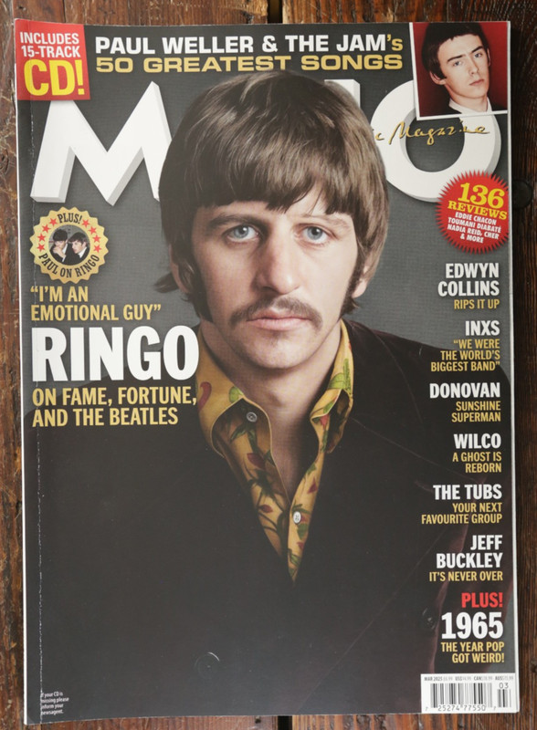 MOJO No 376 MARCH 2025 Ringo Starr PAUL WELLER INXS Wilco JEFF BUCKLEY Used