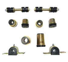 Black Poly Front End Suspension Bushings Set 1965 - 1970 Chevrolet Full Size
