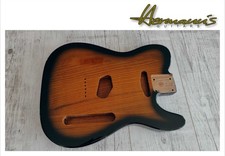 Tele Roasted Swamp Ash Body, 3 Pezzi, Finish 2 Tone Sunburst, Peso 2,85 kg