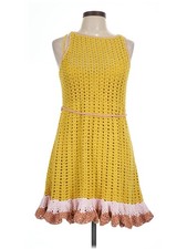 Zimmermann Women Yellow Casual Dress 10