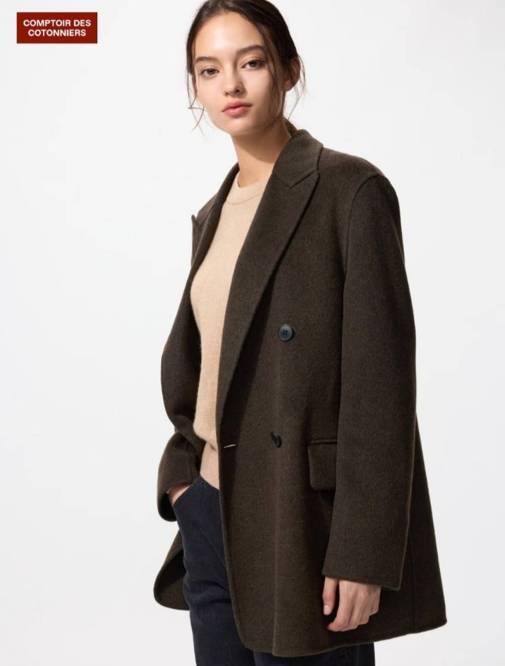 UNIQLO × COMPTOIR DES COTONNIERS Double Face Jacket 2 Color 480369 Women's 2025