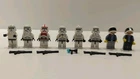 Lego Star Wars Storm Trooper etc. minifigures lot -8 figures + weapons