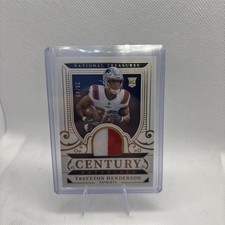 2025 National Treasures Treveyon Henderson Century Materials Patch /49 RC Pats