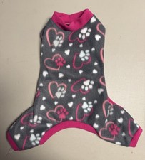 Dog Clothes Fleece Pajamas Size : 7 Small