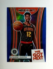 2019-20 Hoops Premium Stock #11 De'Andre Hunter We Got Next Blue Atlanta Hawks