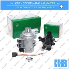 INA Electric Water Pump +Thermostat Kit For BMW 528i 530xi 328i 525xi X5 X3
