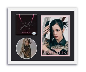 BLACKPINK ジス　JISOO サイン入りクリアファイル BLACKPINK ジス JISOO サイン入りクリアファイル BLACKPINK