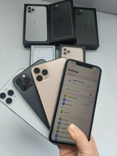 Apple iPhone 11 Pro Max 64/256/512GB Sbloccato 100% Funzionante - Tutti i Colori - Usato