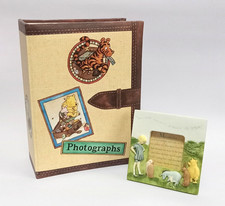 Vintage Classic Winnie the Pooh Photo Album 3D Ceramic Picture Frame New