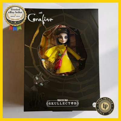 #ad ** IN HAND ** Monster High Skullector Coraline Doll 2026 Mattel Limited Edition $118.97