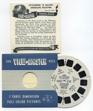 Gethsemane to Calvary Jerusalem Palestine 1949 View-Master Single Reel 4001