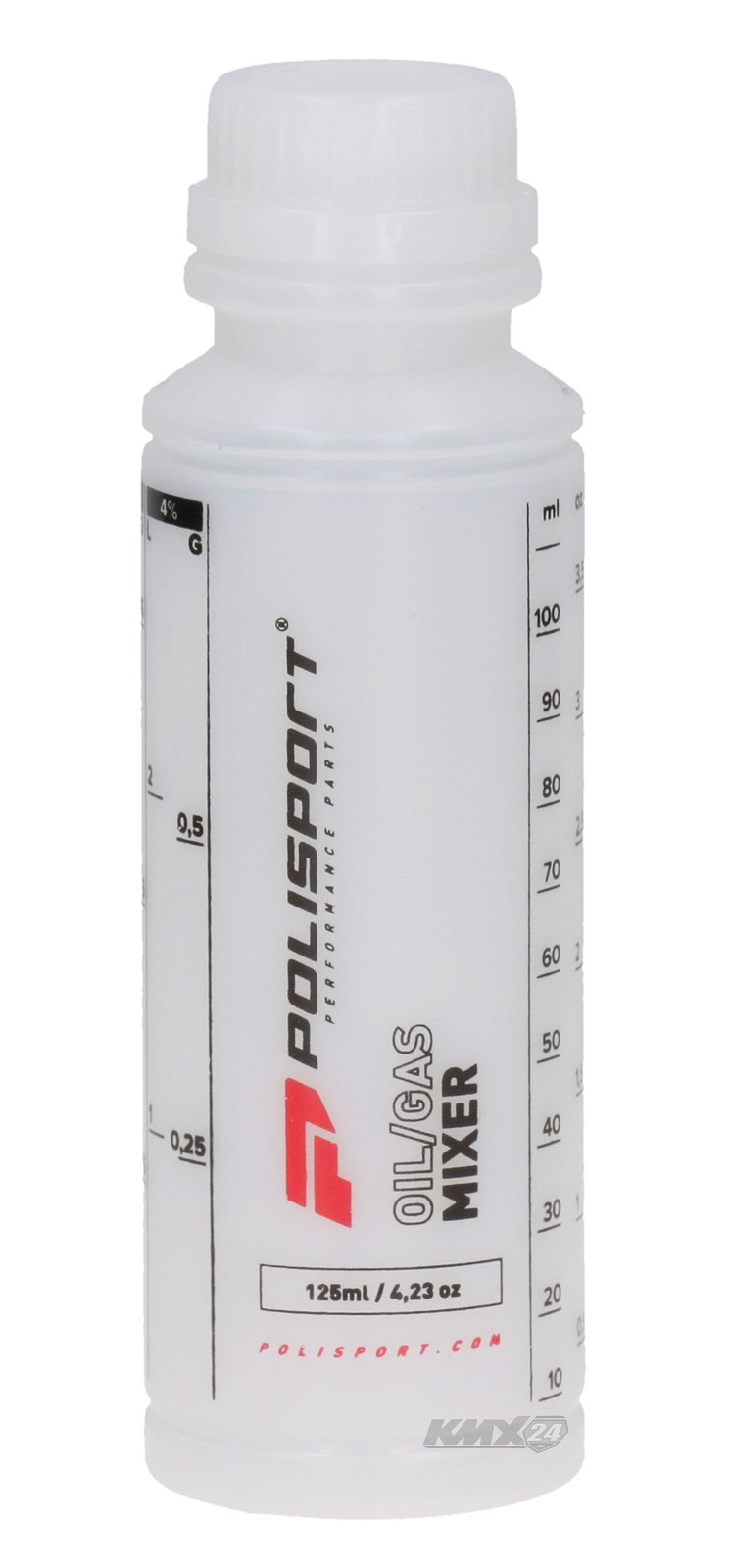 Test Tube Graduated POLISPORT Prooctane 125ml for Moto Spares Accessories Pieces - Image 4
