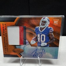 2016 Panini Certified Jonathan Williams ORANGE RC/Auto/Tri Color Patch 