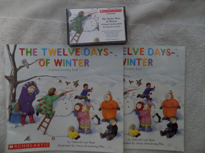 The Twelve Days Of Winter - Set of 2 Paperback Books & Cassette Tape Scholastic