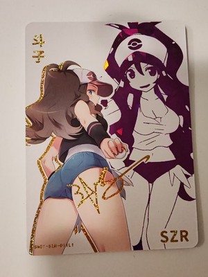 Karte Pokemon Waifu Göttin Geschichte ZR Misty Serena Dawn Cynthia May Lillie Iris 