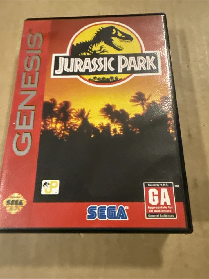 Jurassic Park SEGA Genesis CIB Authentic Tested Video Game Works Fine - Image 4 of 4