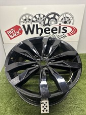 20” VW Volkswagen Tiguan OEM Wheel Rim Gloss Black 70049 70067 10x8.5 Genuine