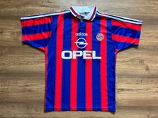 VINTAGE BAYERN MUNICH GERMANY 1995/1997 HOME FOOTBALL SHIRT JERSEY ADIDAS