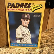 2026 Topps Heritage Manny Machado Dark Yellow Parallel #143 Color Match Padres