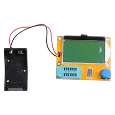 9V LCD Digital Transistor Tester LCR-T4 Meter 12864 Backlight Capacitance