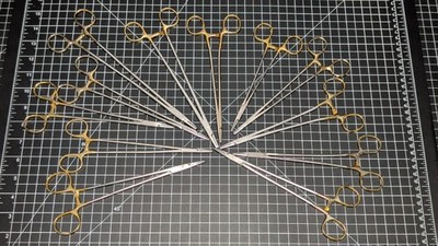 12x LOT: Jarit, Codman Aesculap CARBIDE CARB-BITE Forceps Julian Needle Holders