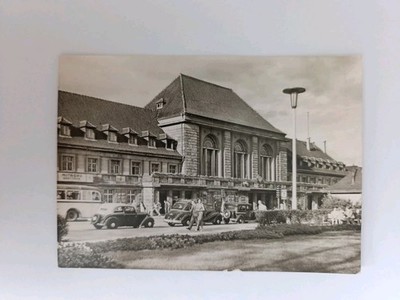 2030Ak Weimar Bahnhof Gelaufen.