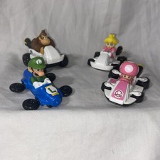 Nintendo Super Mario Kart McDonald's Happy Meal Toys Lot Of 4