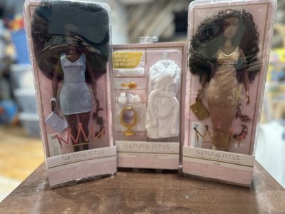 Natural Hair African Barbie Size 11.5'' Fashion Dolls Liya & Dayna Naturalistas