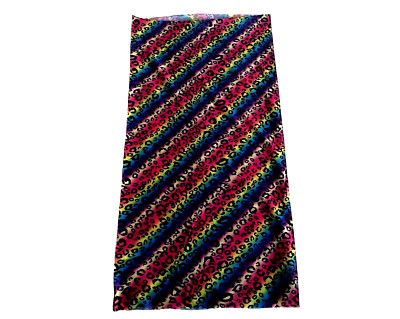 Multifunktionstuch Loop Multischal 9 in 1  Leo diagonal bunt nahtlos