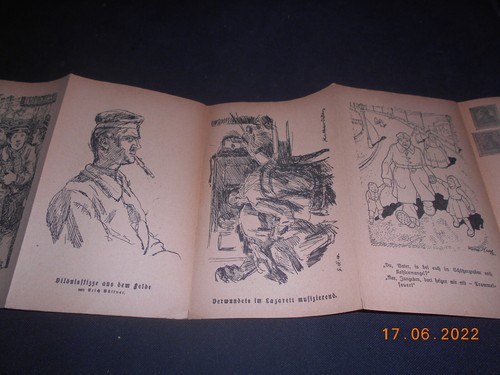 Watchfire Artist Sheets War 1914/17 No 125 from 1917 Wilson - Picture 3 of 3