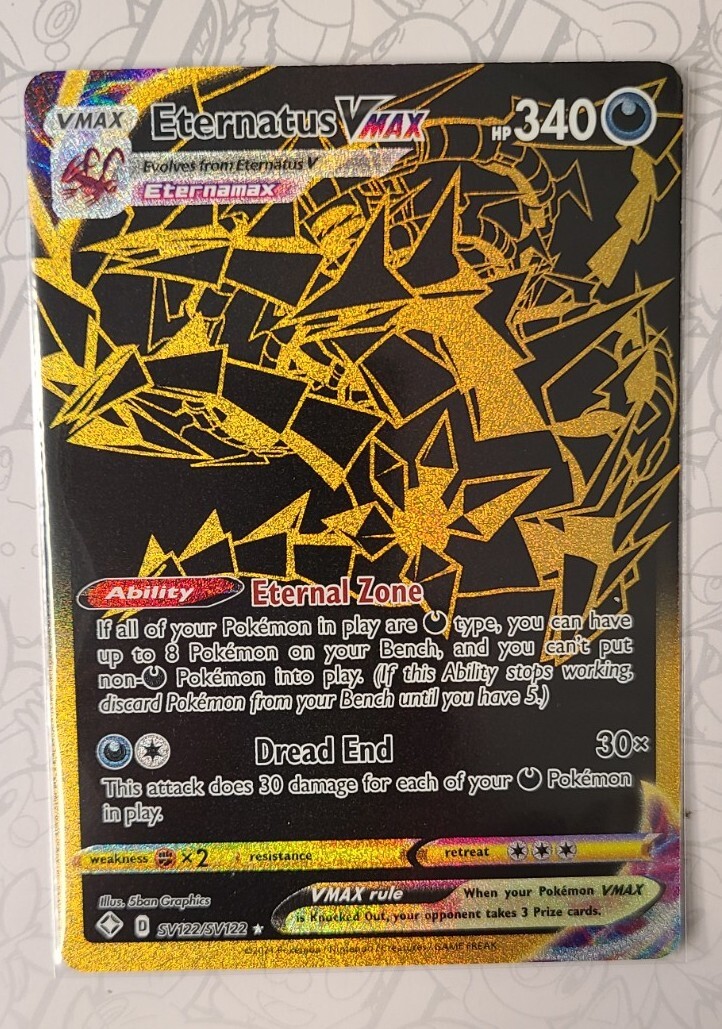 Pokémon TCG Enternatus VMax sv122/sv122 Ultra Rare | eBay