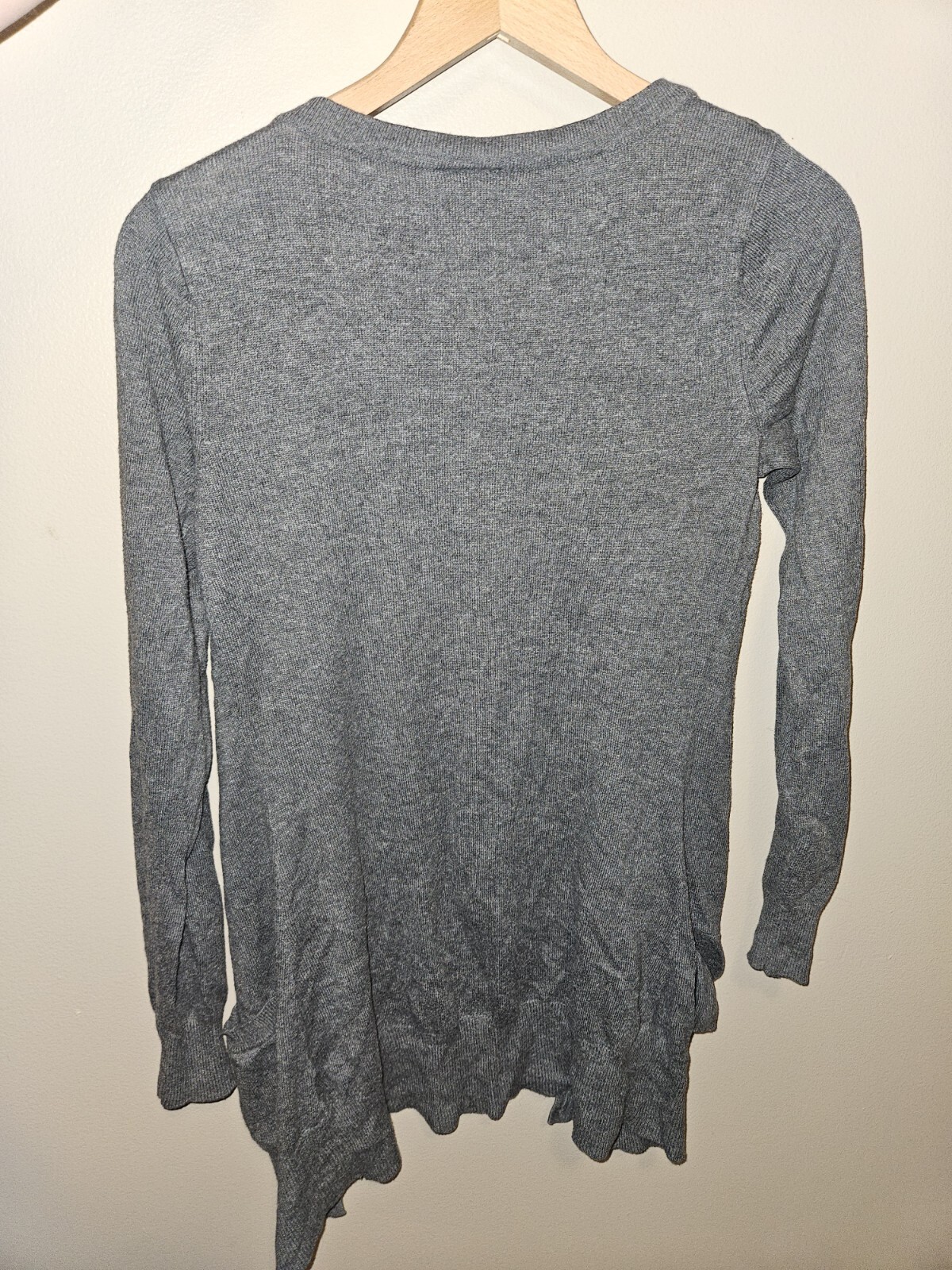 Gray Divided Button Down Sweater with Pockets Siz… - image 7
