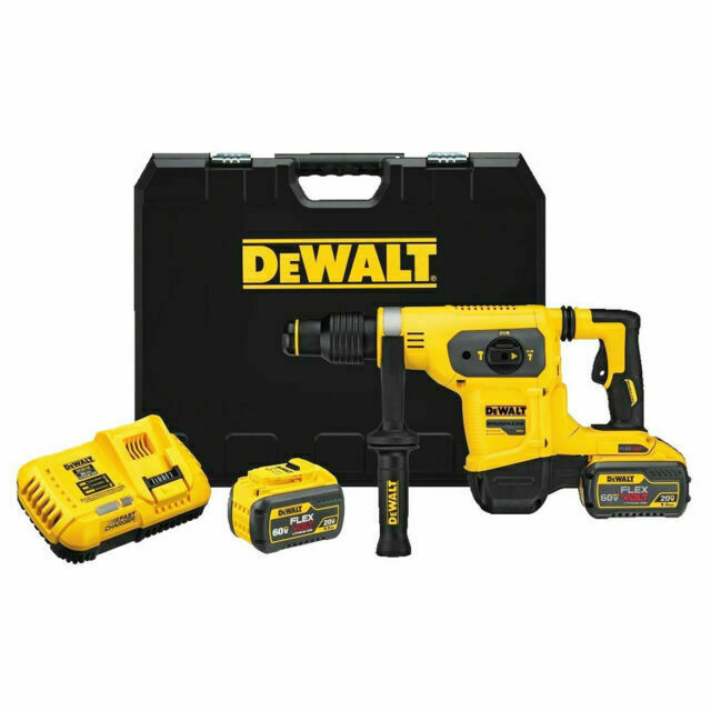 DeWALT DCH481X2 60V CORDLESS 1-9/16-Inch SDS-MAX Combination Hammer Driver Kit