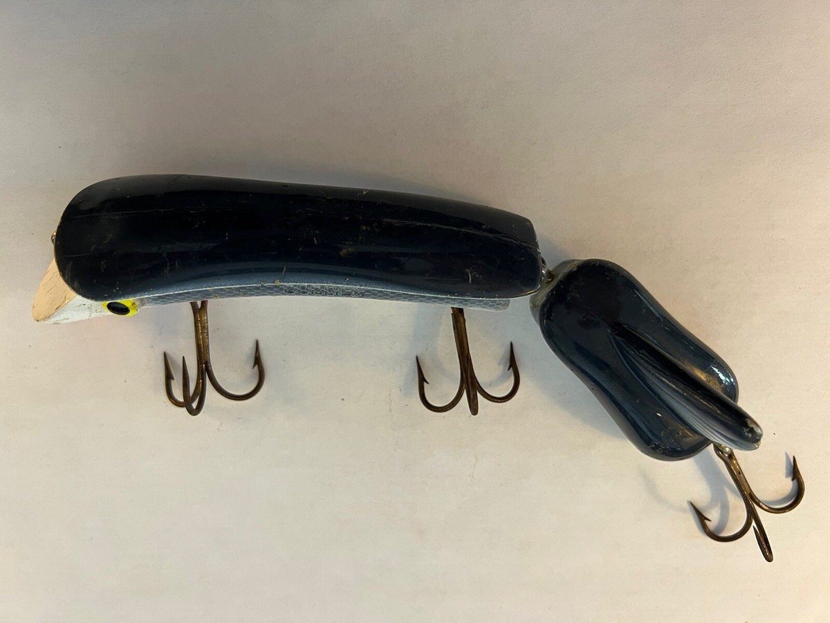VINTAGE TONY BURMEK JOINTED MUSKIE FISHING LURE 8 VINTAGE TONY BURMEK JOINTED MUSKIE FISHING LURE 8