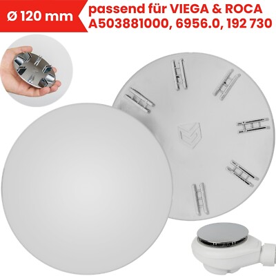 Duschabfluss Abdeckhaube Ø 120 mm passend für Tempoplex 6956.0 Roca A503881000