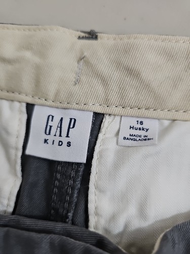 Gap Kids ~Boys Size 16~ Gray Flat Front Shorts "Husky" NWT. - Picture 7 of 9