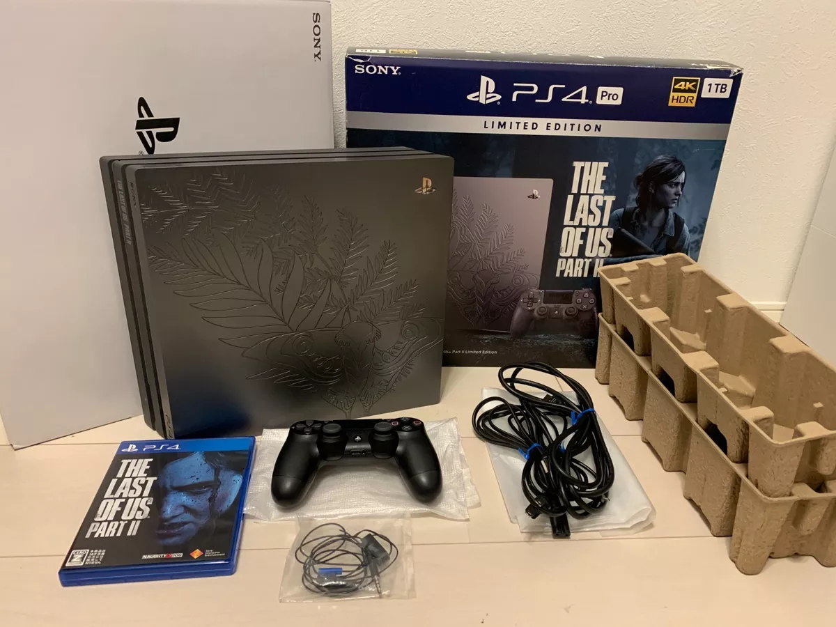 Sony PlayStation 4 Pro The Last of Us Part II 1TB Bundle - Black, Limited  Edition for sale online