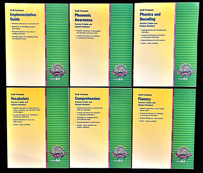 Kindergarten - 2nd Grade - READING STREET - 6 TEACHER GUIDES (2011, Foresman)