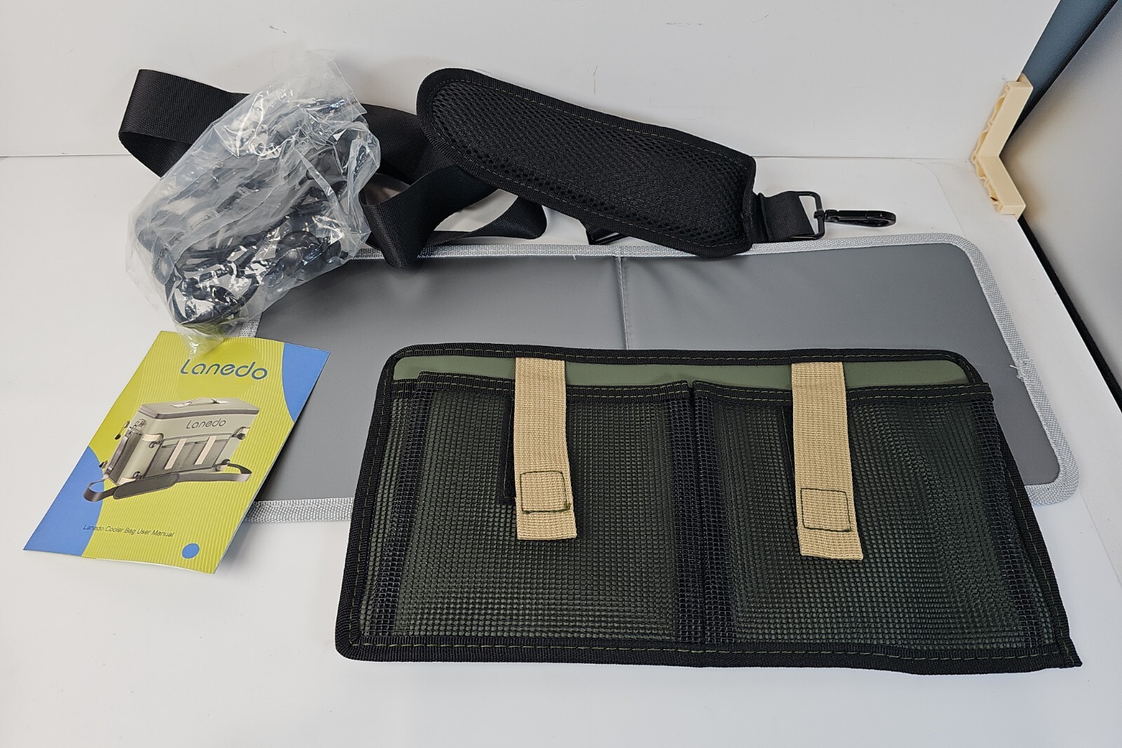 New Lanedo 34 Can Multi-Functional Collapsible Soft-Sided Cooler Bag Dark Green