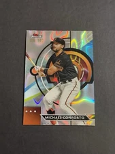 2023 Finest Lava Refractors #45 Michael Conforto 026/100 San Francisco Giants