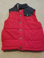 Carter's Boys Size 5 Puffy Vest With Sherpa Collar