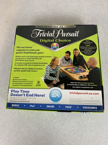 Trivial Pursuit Digital Choice Game Electronic unit 600 pre-loaded questions NIB - Bild 3 von 5