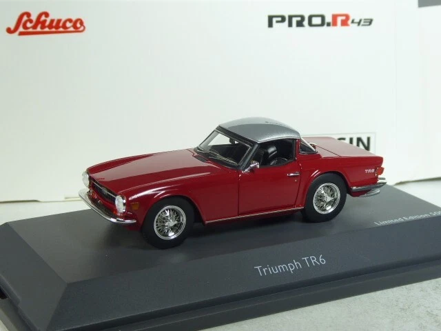 Schuco 1/43 – Triumph TR6 – British Racing Green – Résine – Occasion